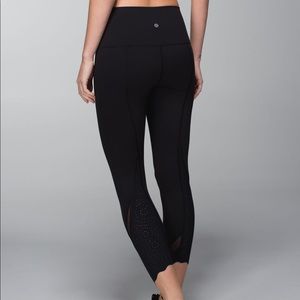 Lululemon High Rise Wunder Under Special Edition Laser Cut